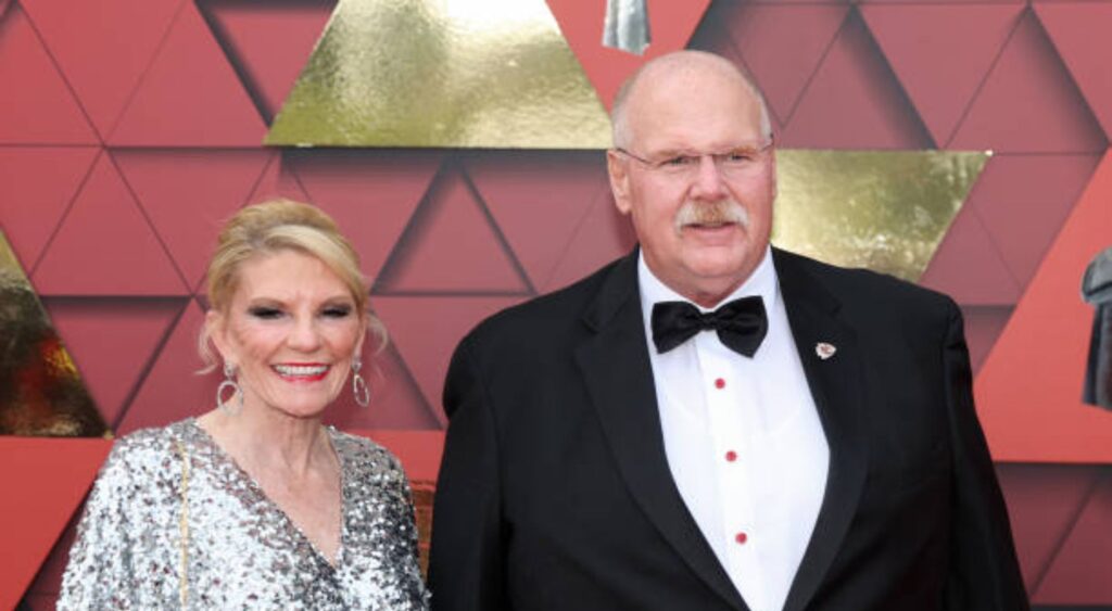 Kansas City Chiefs head coach Andy Reid and wife Tammy on the Red Carpet