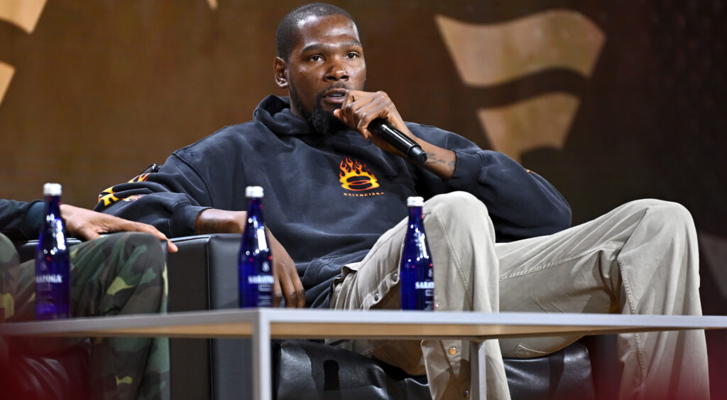 Kevin Durant discusses why he responds to his critics on social media