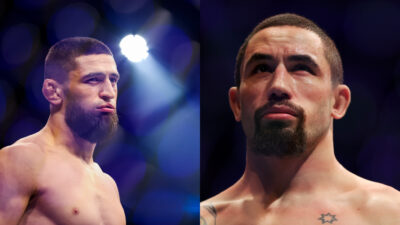 Robert Whittaker looks forward to fighting Khamzat Chimaev