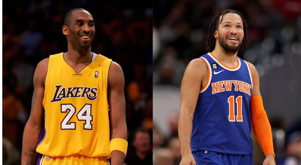 Kobe Bryant [L] and Jalen Brunson [R]