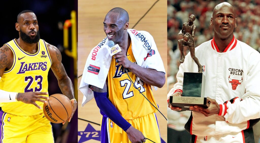 Maxx Crosby selects Kobe Bryant and Michael Jordan over LeBron James for a title win