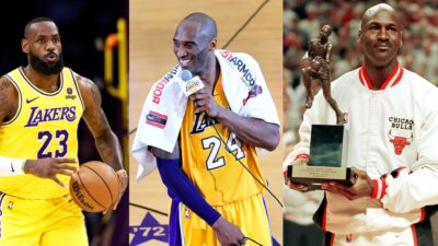 Maxx Crosby selects Kobe Bryant and Michael Jordan over LeBron James for a title win