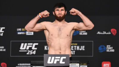 Magomed Ankalaev is not happy