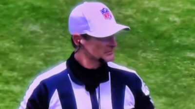 NFL referee at Dallas Cowboys game