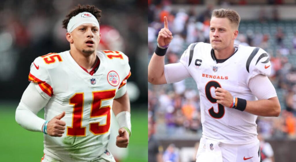 Patrick Mahomes and Joe Burrow