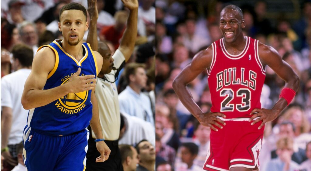 Stephen Curry vs Michael Jordan