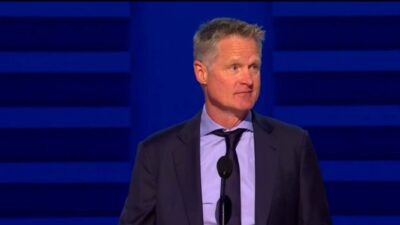 Fans mock Steve Kerr for his controversial take on DNC's opening night