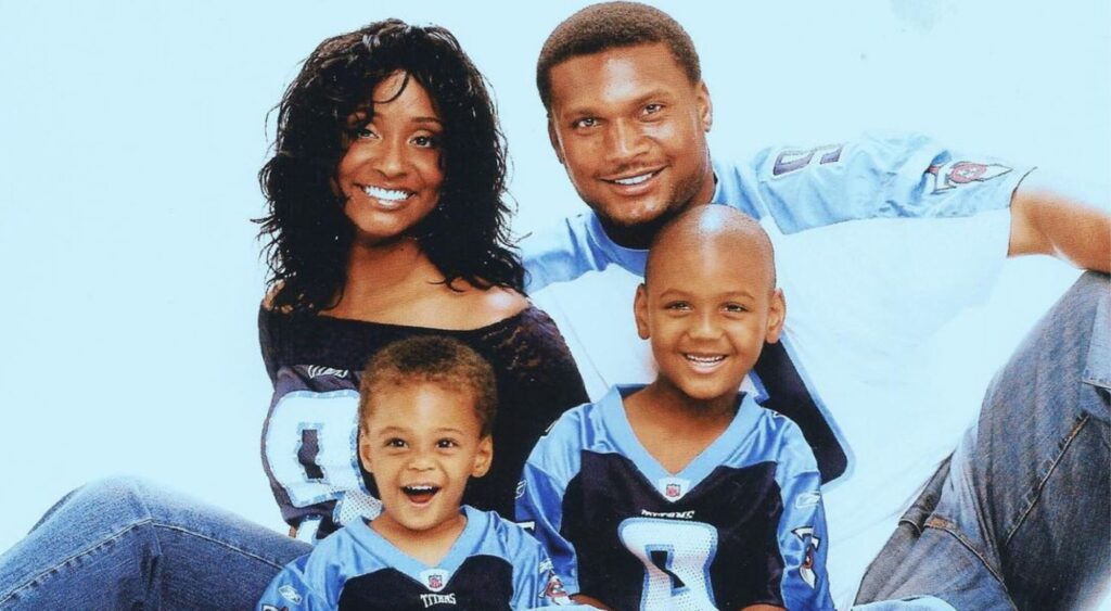 Steve McNair with Family