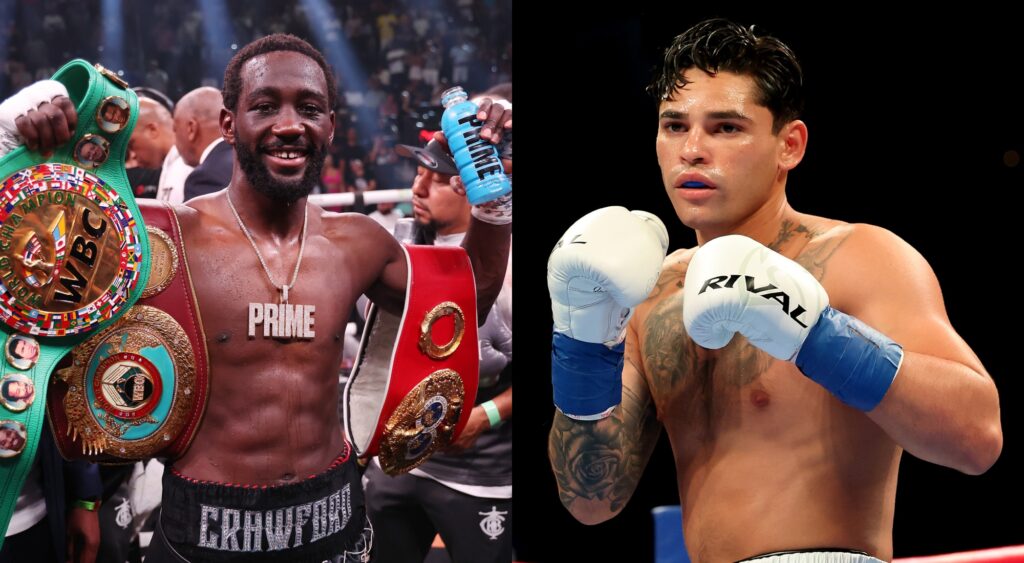 Ryan Garcia Calls Terence Crawford a 'Bum'