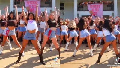 Texas A&M sorority girls dancing