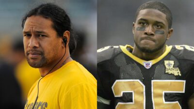 Injury-Prone Players In NFL Troy Polamalu [L] and Reggie Bush [R]