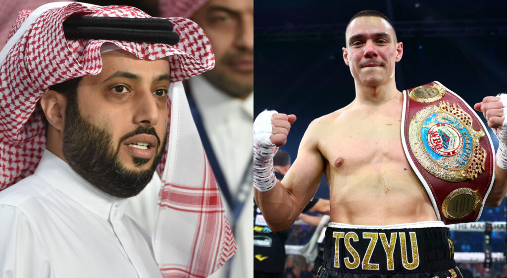 Turki Alalshikh won't work with Tim Tszyu