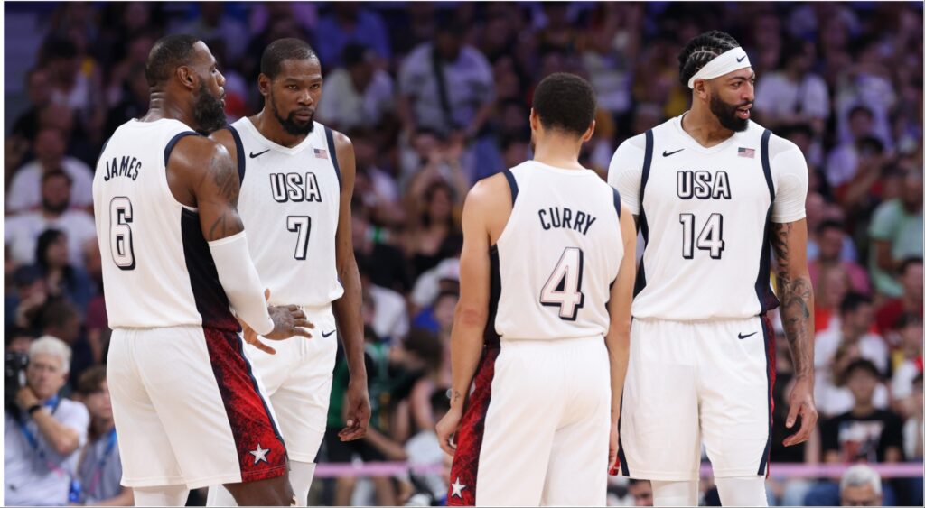 USA Men's Basketball Team at Paris Olympics 2024