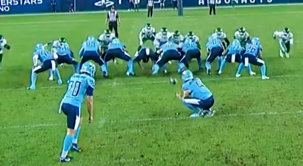 Canadian Football League game featuring the Toronto Argonauts and the Saskatchewan Roughriders on the field