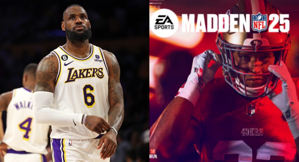 LeBron James and Madden 25