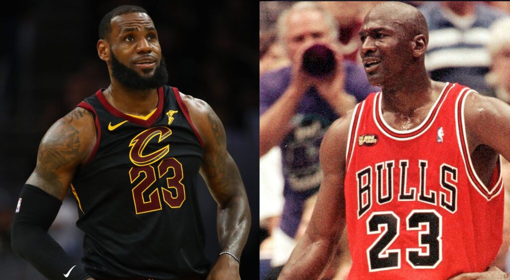 LeBron James' supremacy over Jordan in his early career