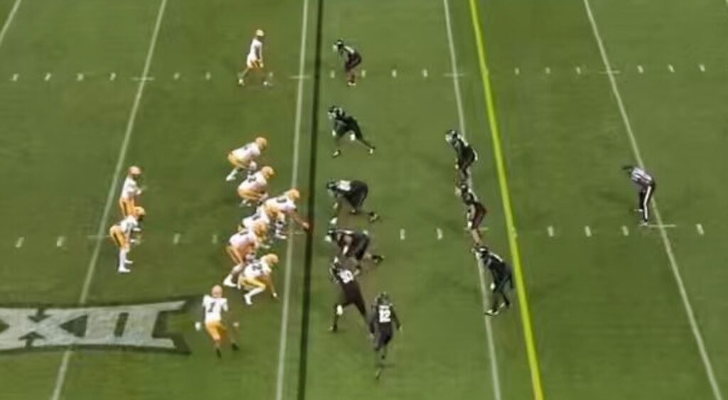 Shilo Sanders and Colorado Buffaloes lining up for defensive play vs. North Dakota State.