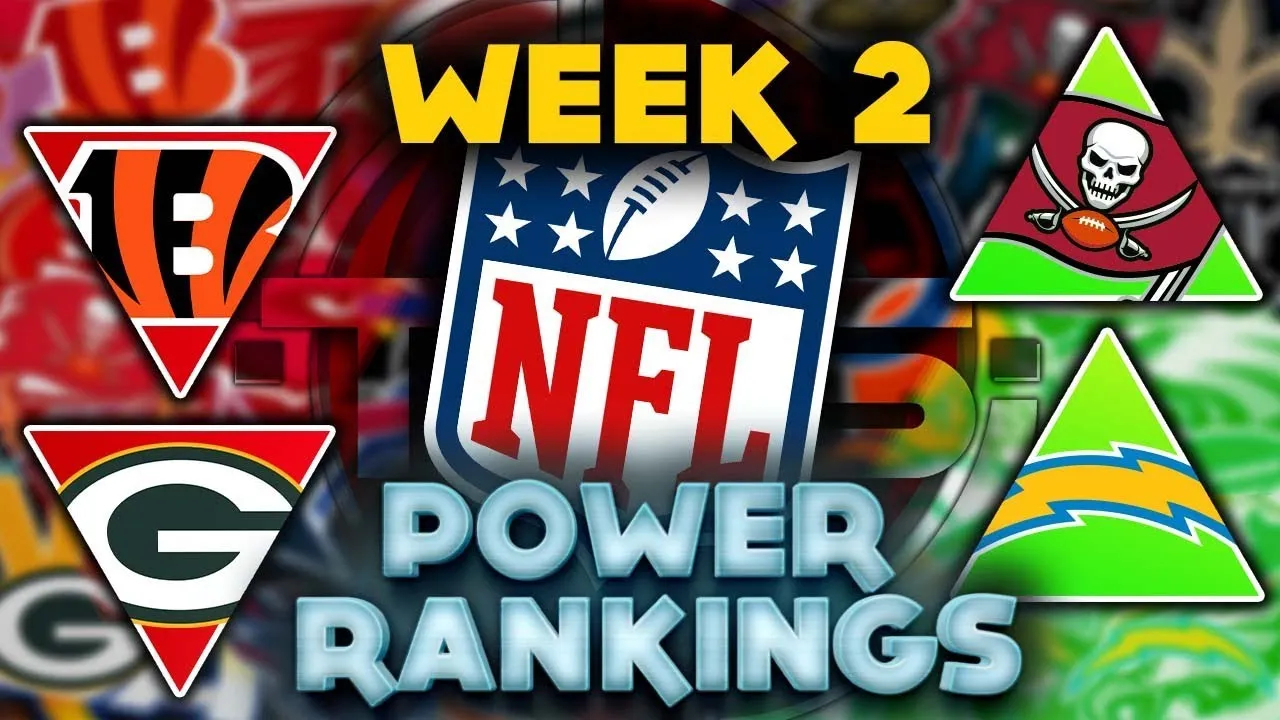 Power Ranking All 32 NFL Teams After Week 2 Games