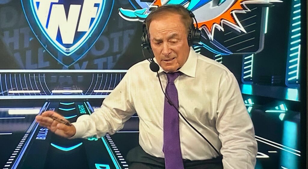 Al Michaels speaks on TNF