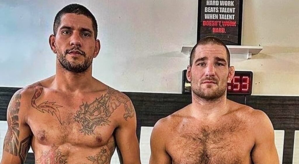 Alex Pereira and Sean Strickland set to train together