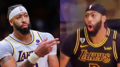 Anthony Davis yelled "Kobe" after hitting a three-lointer in a resurfaced clip