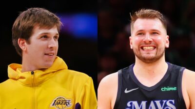 Austin Reaves shares how Luka Doncic can become the top 5 player of all time.