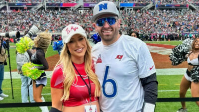 Baker Mayfield and his wife Emily