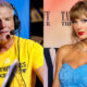 Photos of Brett Favre and Taylor Swift