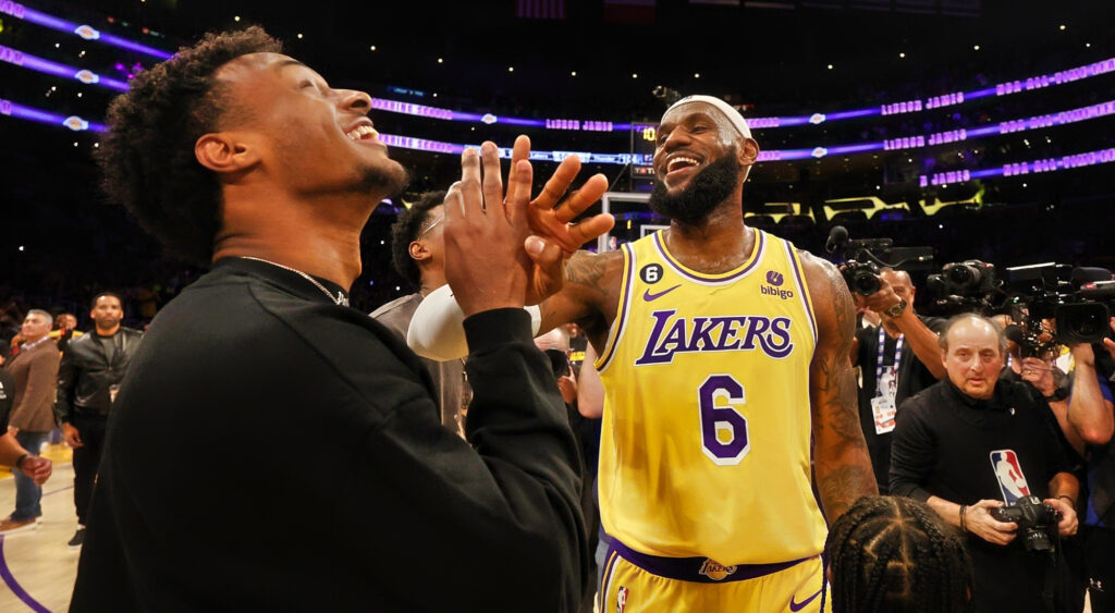 Zach Lowe Predicts LeBron James And Bronny Will Play Lakers' Opening Game