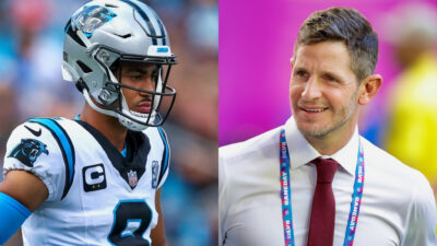 Photos of Bryce Young and Dan Orlovsky