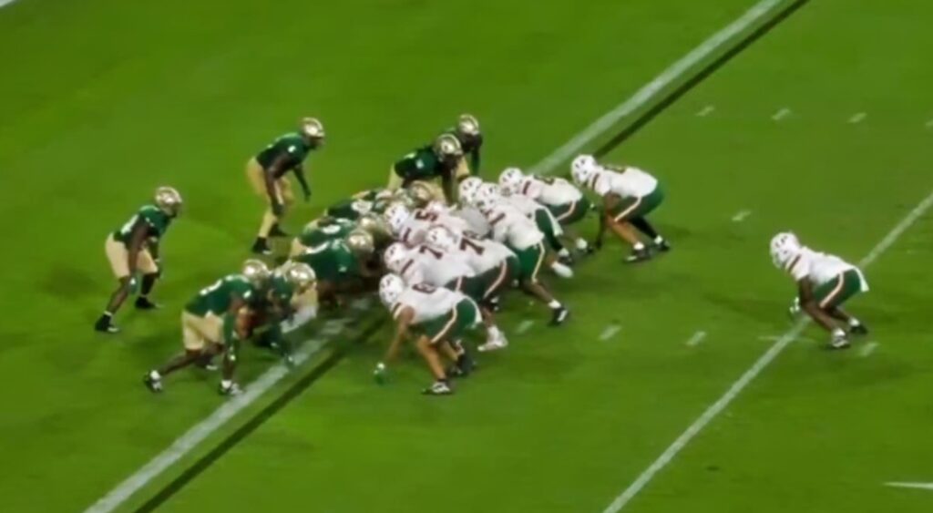 Cam Ward and the offense against USF