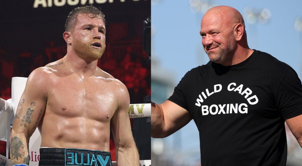 Dana White's UFC and Canelo Alvarez event clash