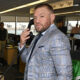 Conor McGregor using phone