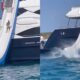 Conor McGregor slides off a yacht