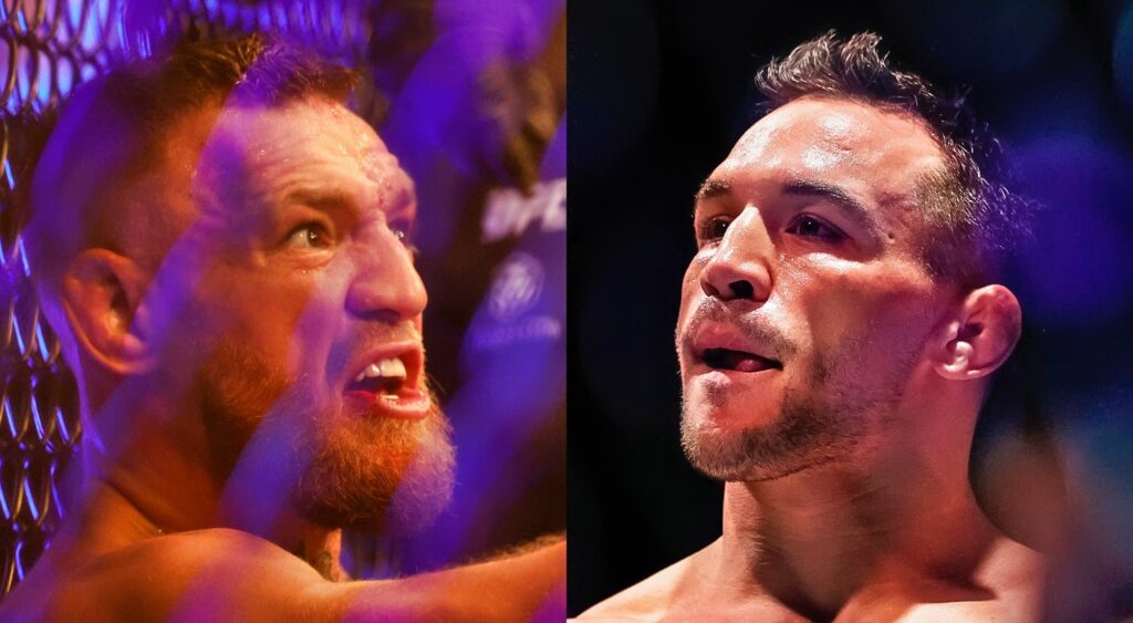 Conor McGregor and Michael Chandler get into a war of words