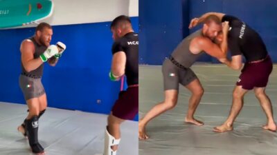 Conor McGregor posts sparring footage