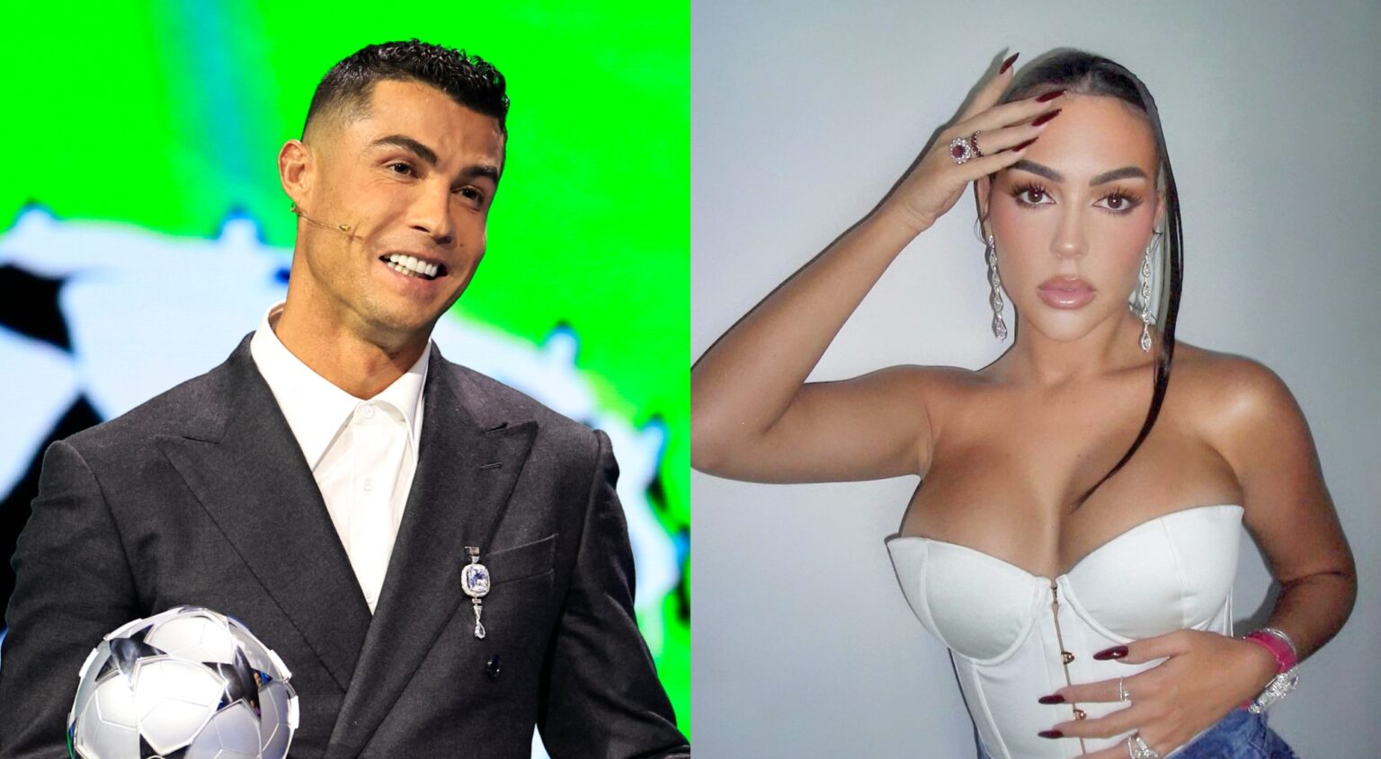 Photo Cristiano Ronaldo Caught On Camera Grabbing A Handful Of Georgina Rodriguezs Booty As