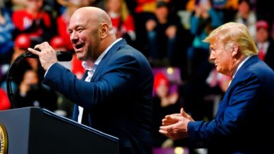 Dana white and Donald Trump