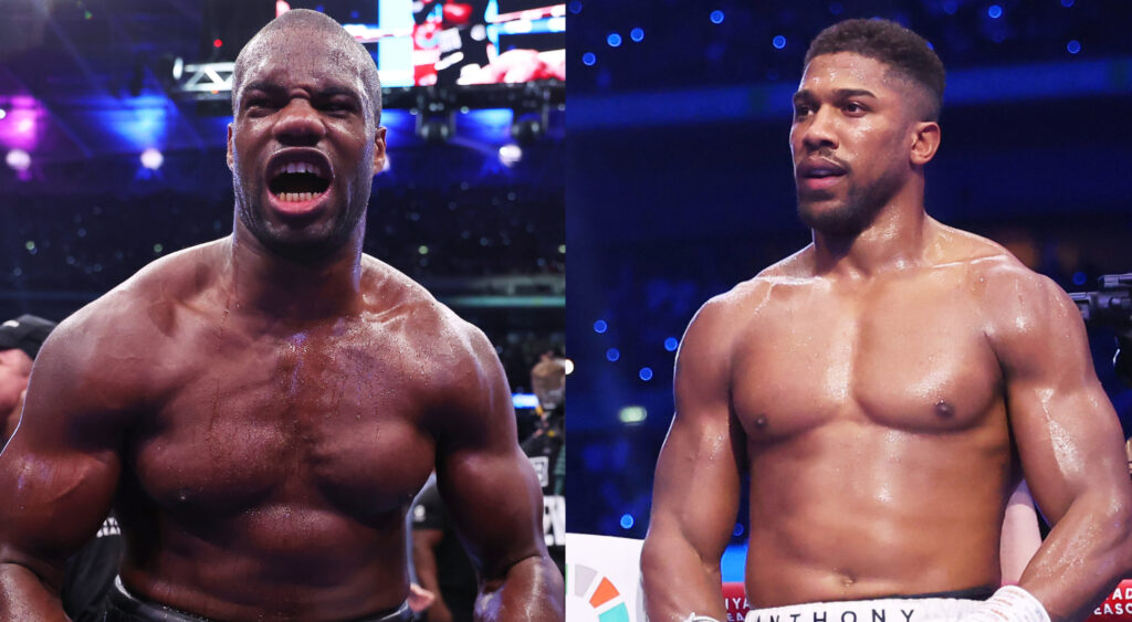 Daniel Dubois and Anthony Joshua Fight