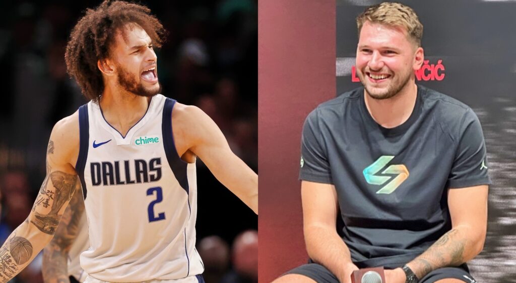 Luka Doncic, star of the Dallas Mavericks, recently teased his teammate Dereck Lively for putting a cringe-worthy caption on an IG post