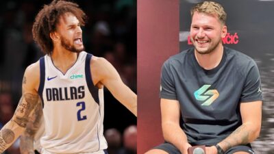 Luka Doncic, star of the Dallas Mavericks, recently teased his teammate Dereck Lively for putting a cringe-worthy caption on an IG post