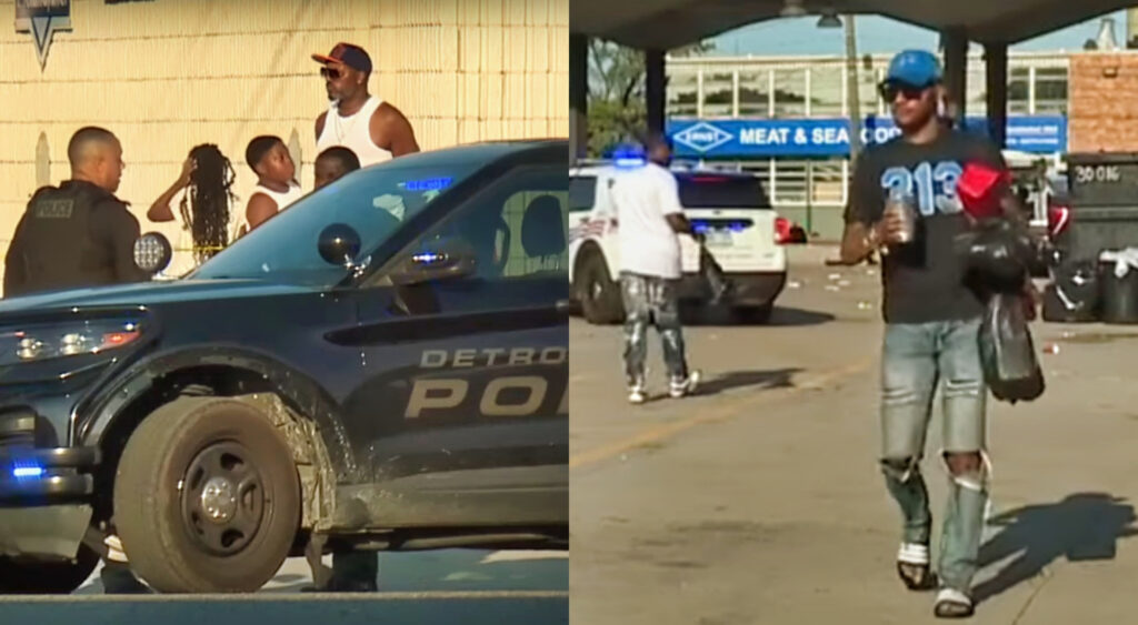 Scene after Detroit Lions tailgate shooting