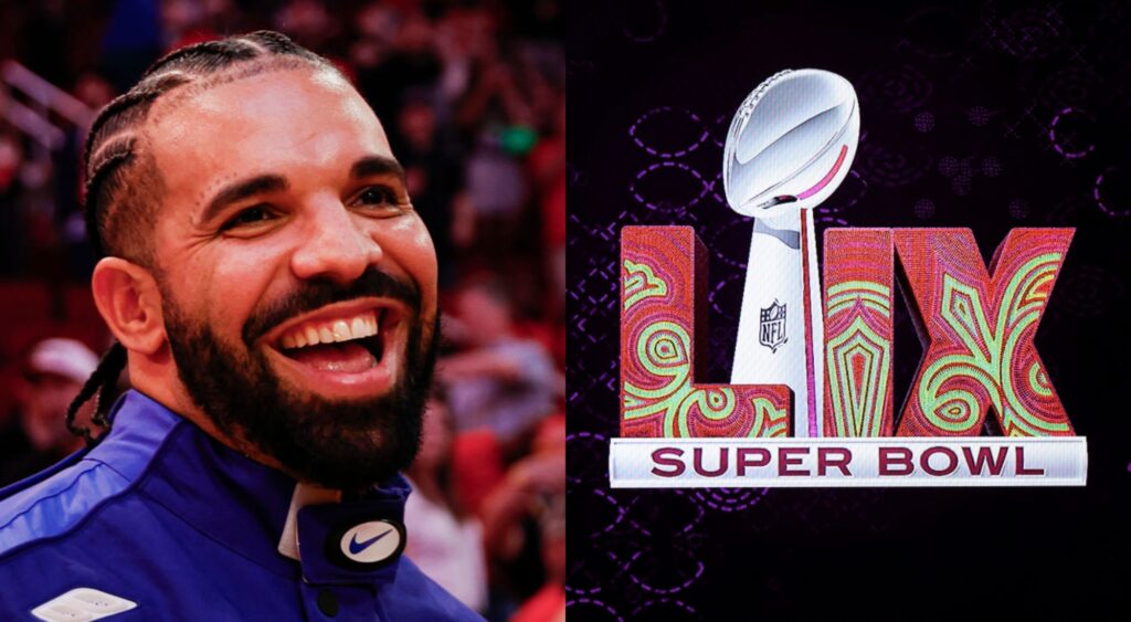 Drake And Super Bowl logo