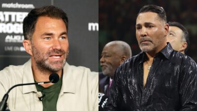 Eddie Hearn roasts Oscar De La Hoya