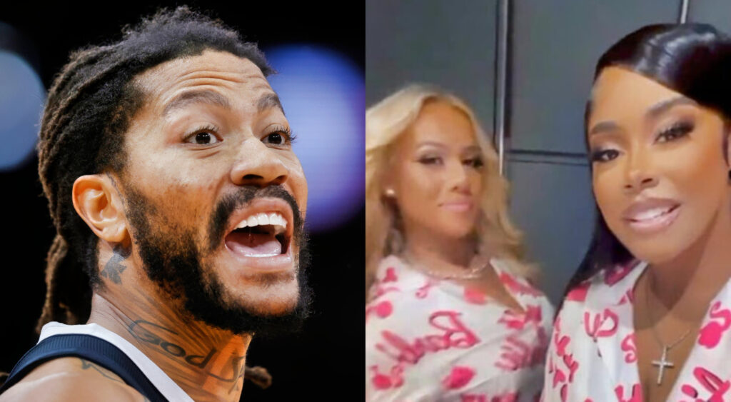 PHOTOS: Everyone Is Saying The Same Thing About Derrick Rose His Wife And His Baby Mamma After New Family Pictures Surface Online