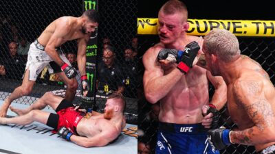 Fares Ziam and Bryan Battle's Knockout at UFC Paris