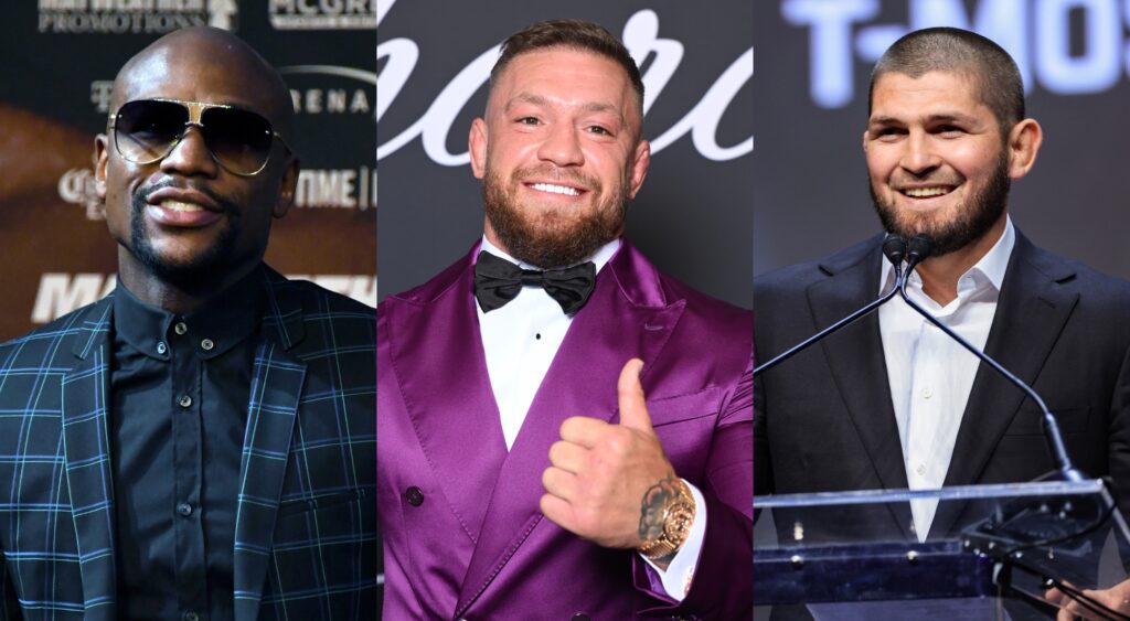 From Where Conor McGregor Racked The Most Floyd Mayweather, or Khabib Nurmagomedov