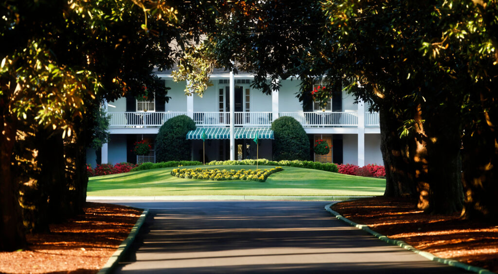 View of Magnolia Lane at Augusta National Golf Course