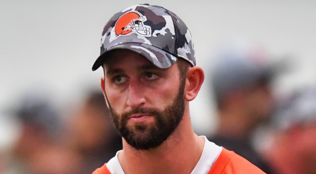 Josh Rosen in Browns gear