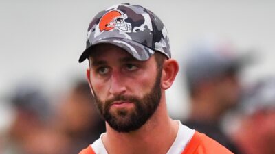 Josh Rosen in Browns gear